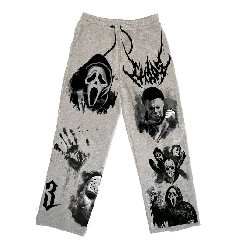 Unisex Ghost Face SLASHERS "BAGGY" Sweat Pants