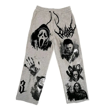 Unisex Ghost Face SLASHERS "BAGGY" Sweat Pants