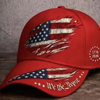 US 250th Anniversary Art Print Casual Hat