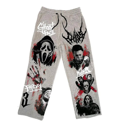 Unisex Ghost Face SLASHERS "BAGGY" Sweat Pants