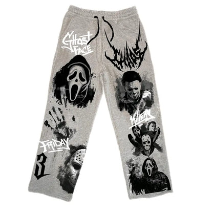 Unisex Ghost Face SLASHERS "BAGGY" Sweat Pants