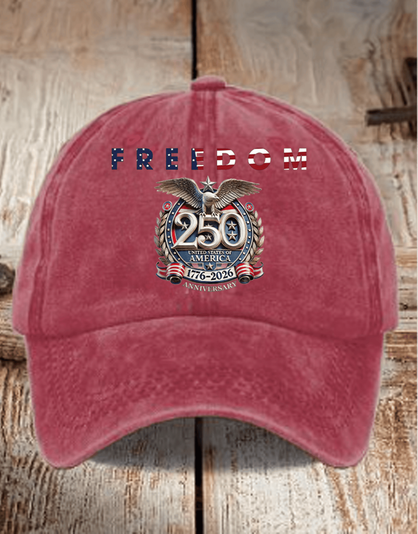 Unisex  American 250th Print  Casual  Hat
