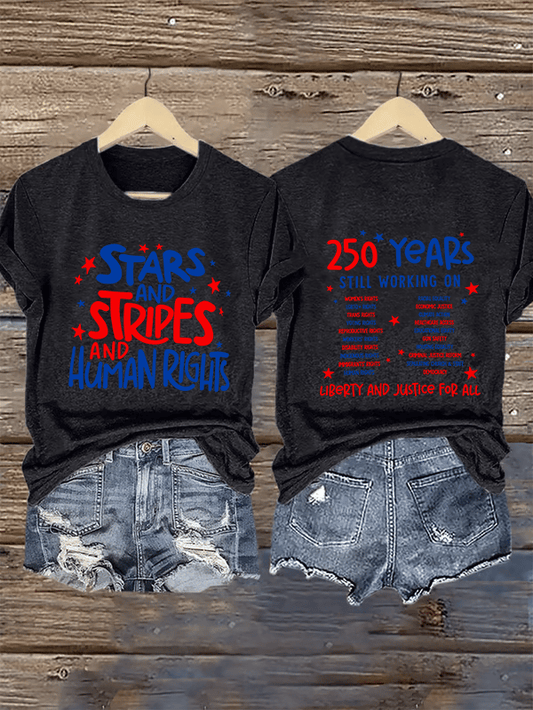 Women's  Round-Neck 250 YeAR'S STILL WORKING ON Printed T-Shirt