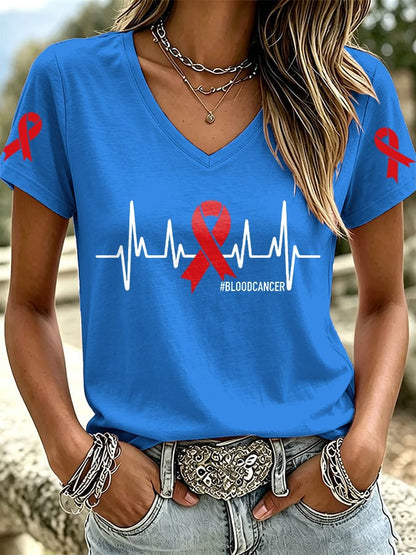 Women's Casual Print Short-Sleeve T-Shirt