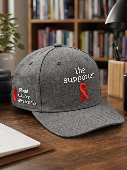 Blood Cancer Awareness Printed Baseball Cap