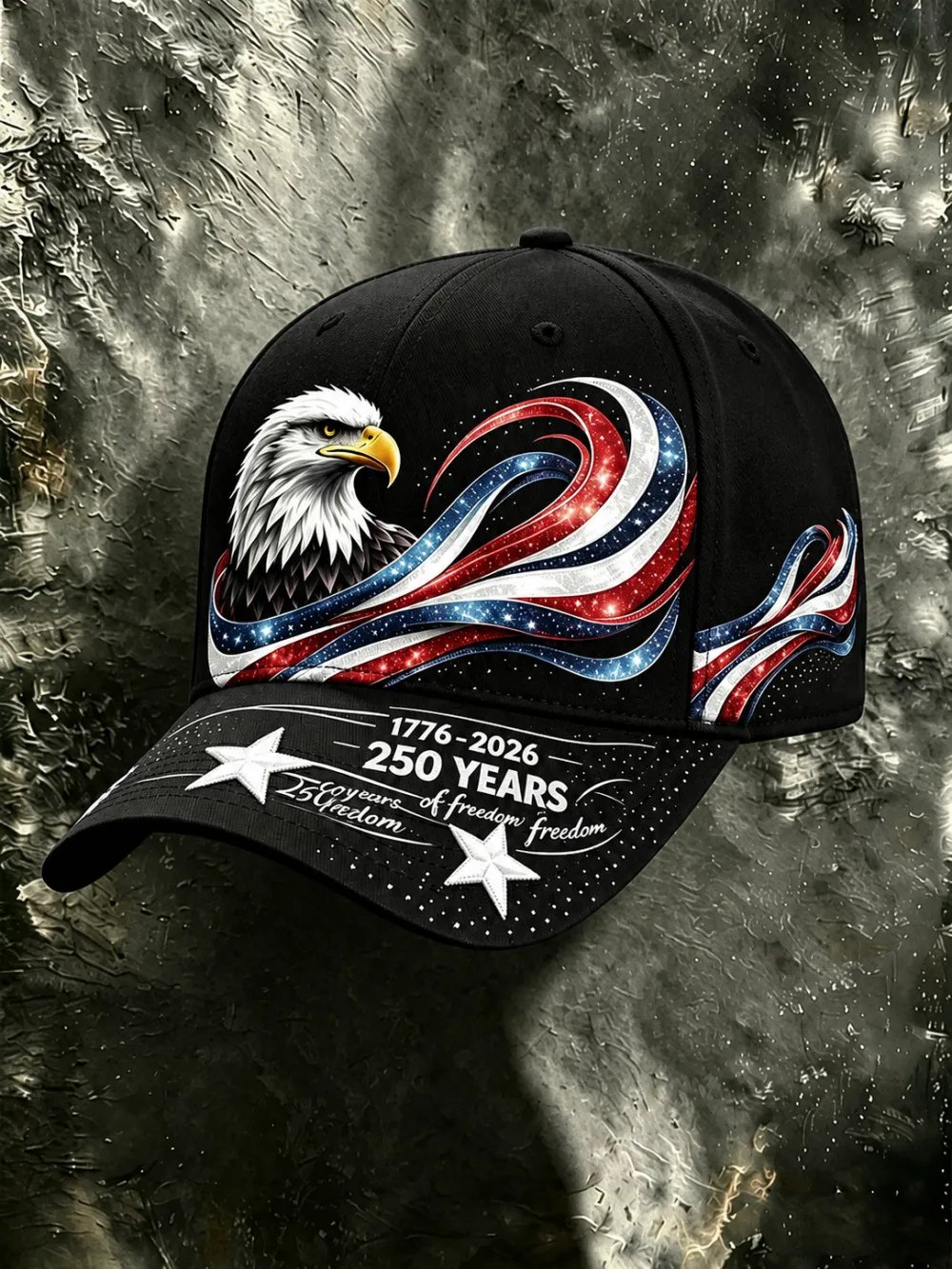 Unisex U.S. 250th Anniversary Printed Baseball Cap