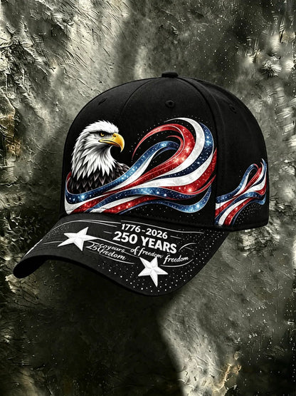 Unisex U.S. 250th Anniversary Printed Baseball Cap