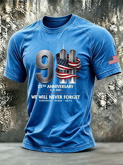 Men's Retro Print Short-Sleeve T-Shirt