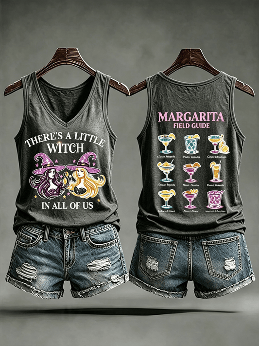 Women's Dark Magic Graphic Halloween Print Tank Top