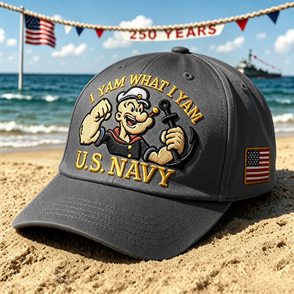 🗽America 250th Celebration Sale: 50% OFF! ⚓U.S. Navy Commemorative Cap