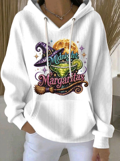 Women's Midnight Margaritas Print Casual Sweatshirt