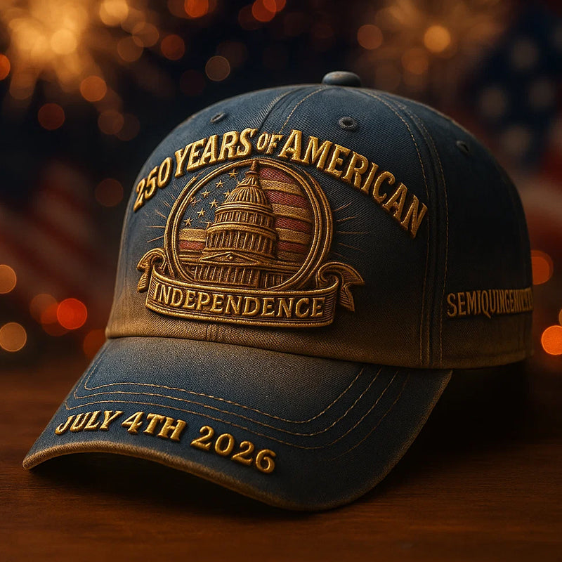250 Years Of American Independence Art Hat
