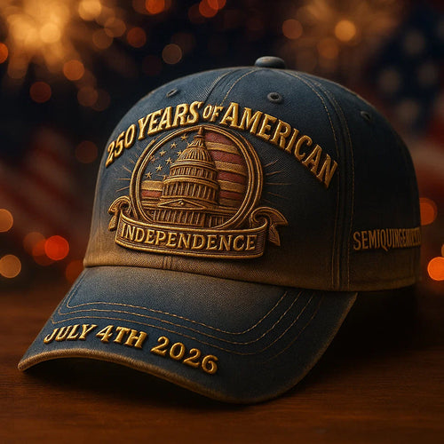 250 Years Of American Independence Art Hat