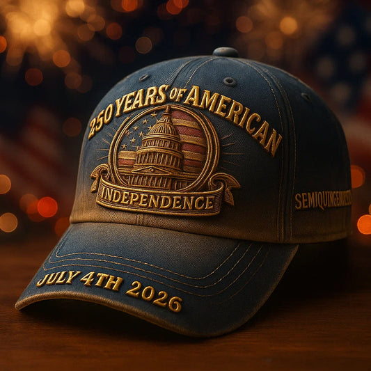 250 Years Of American Independence Art Hat