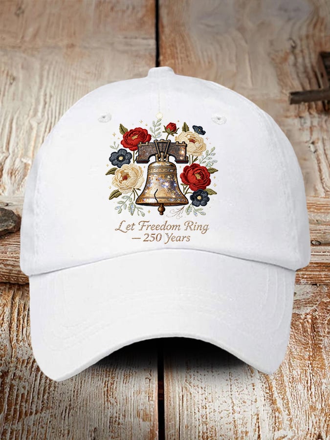 Unisex American 250th Anniversary Washed Cotton Cap