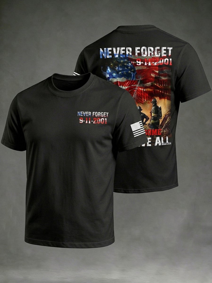 Men's 911 Memorial Graphic Short-Sleeve T-Shirt