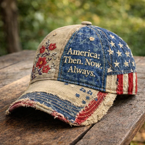 US Vintage 250th Anniversary Printed Hat