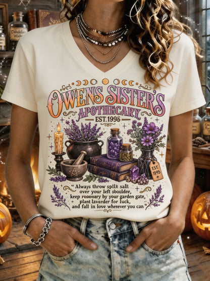 Owens Sisters Apothecary Practical Magic Rules T-Shirt