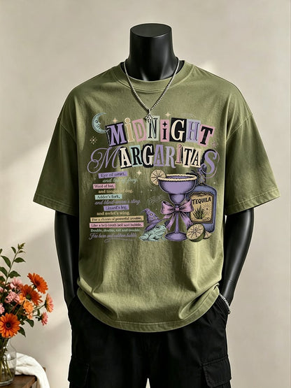 Men's Midnight Margaritas Print Casual T-shirt