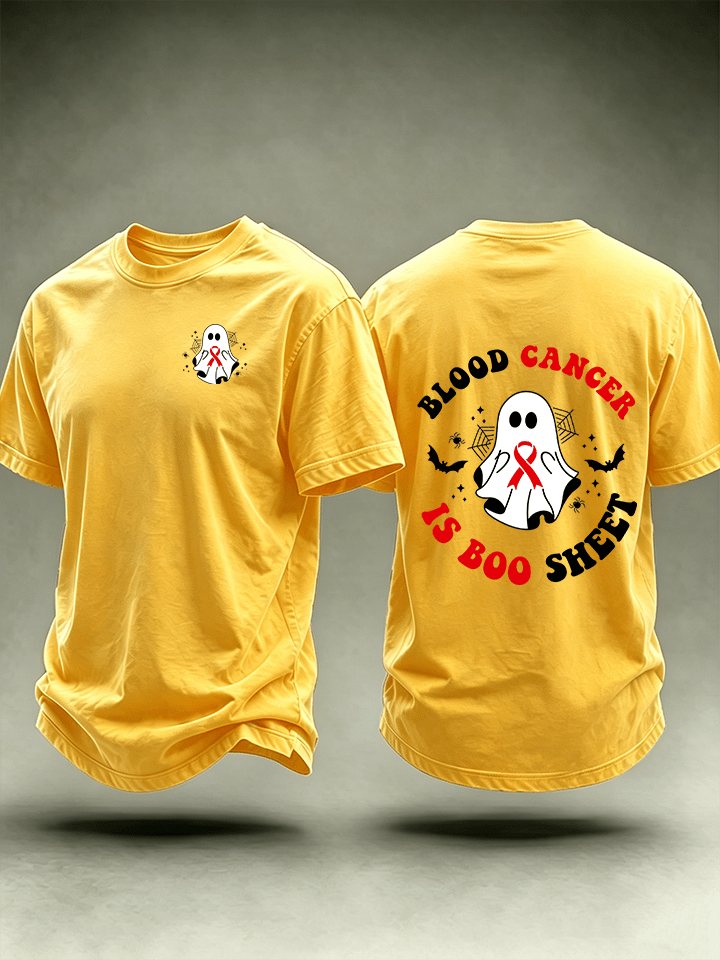 Men's BLOOD CANCER Print T-Shirt