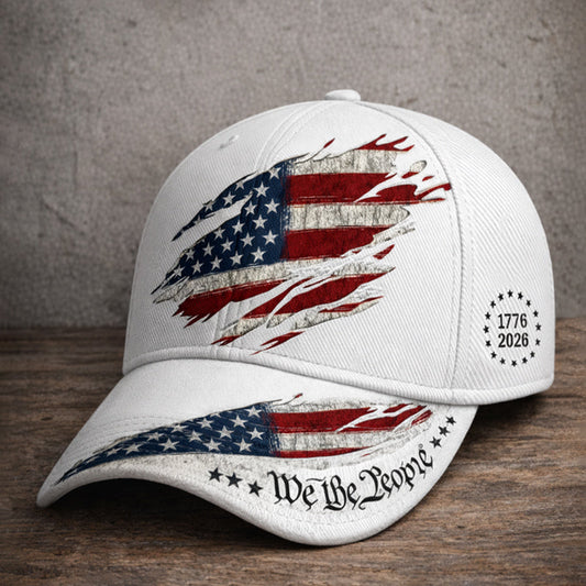 US 250th Anniversary Art Print Casual Hat