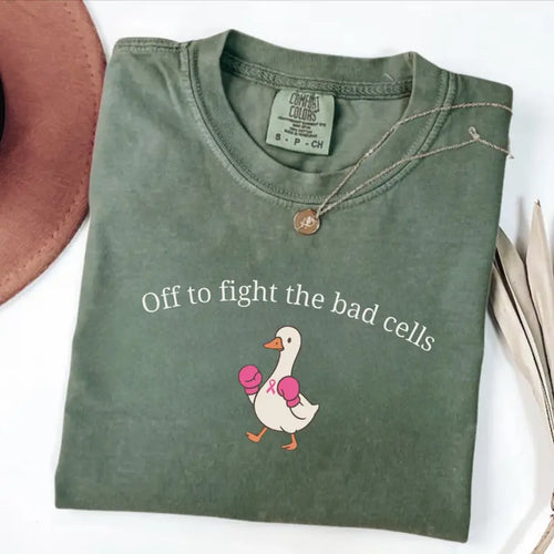 Women'S  Comfort Colors Breast Cancer Shirt
