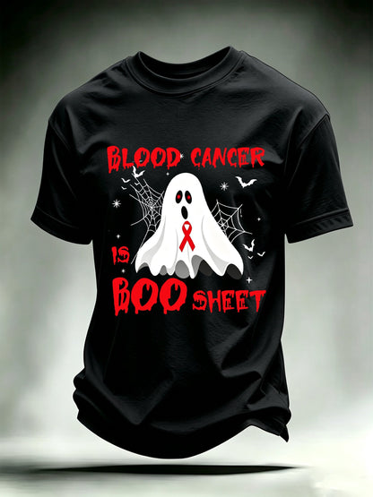 Men's BLOOD CANCER Print T-Shirt