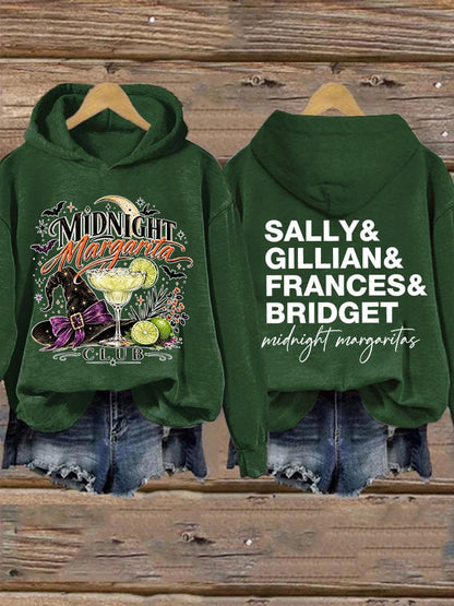 Women's Midnight Margaritas Print Casual Sweatshirt