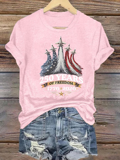 Women's  250 YEARS OF FREEDOM Print T-Shirt