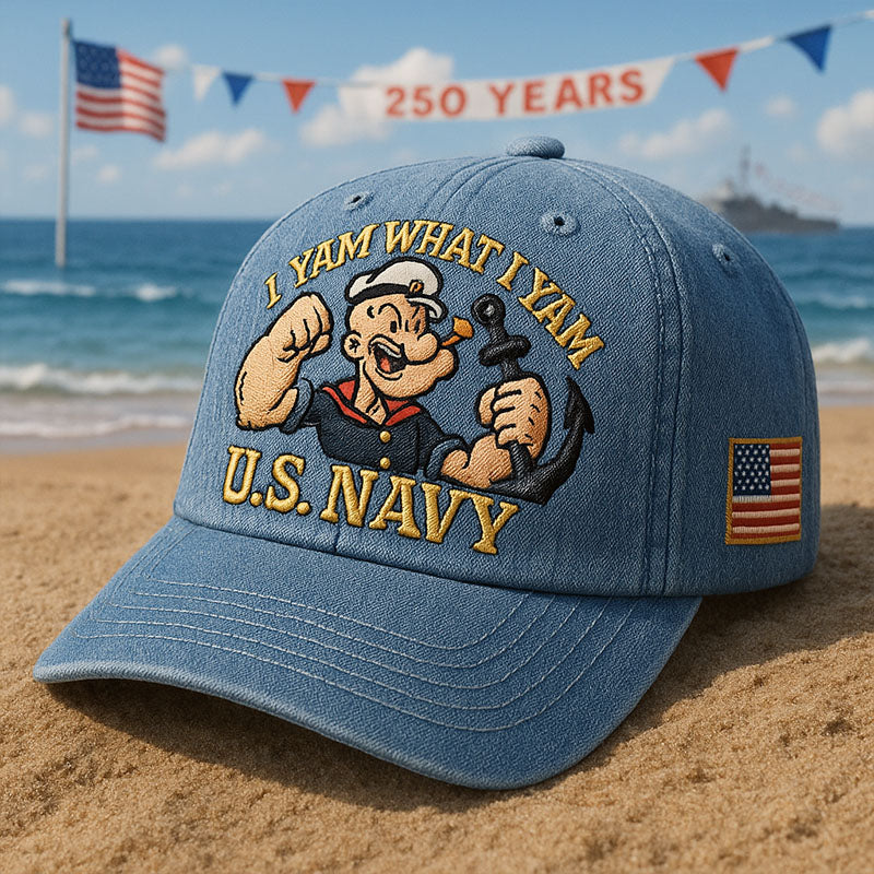 🗽America 250th Celebration Sale: 50% OFF! ⚓U.S. Navy Commemorative Cap