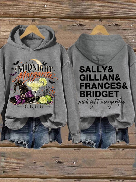 Women's Midnight Margaritas Print Casual Sweatshirt