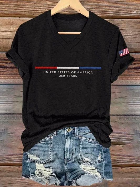 Women's America 250th Anniversary  T-shirt