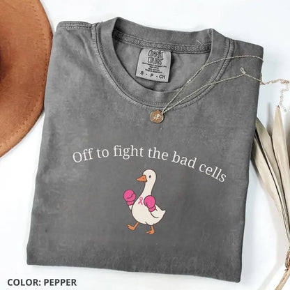 Women'S  Comfort Colors Breast Cancer Shirt