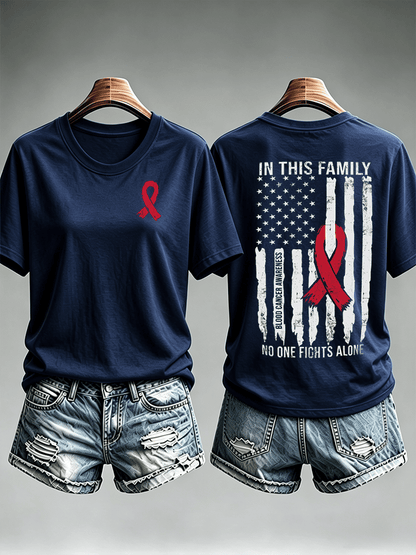 Women's Blood Cancer Awareness Shirt
