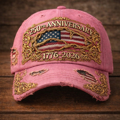 US Vintage 250th Anniversary Printed Hat