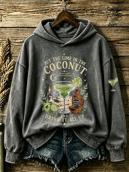Women's Midnight Margaritas Print Sweatshirt