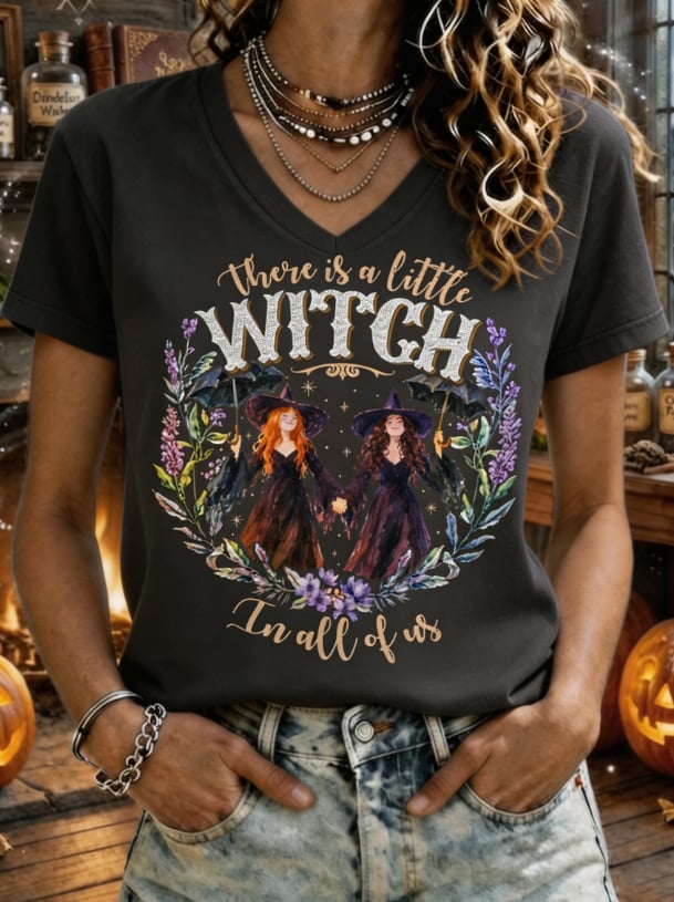 There Is A Little Witch In All Of Us T-Shirt