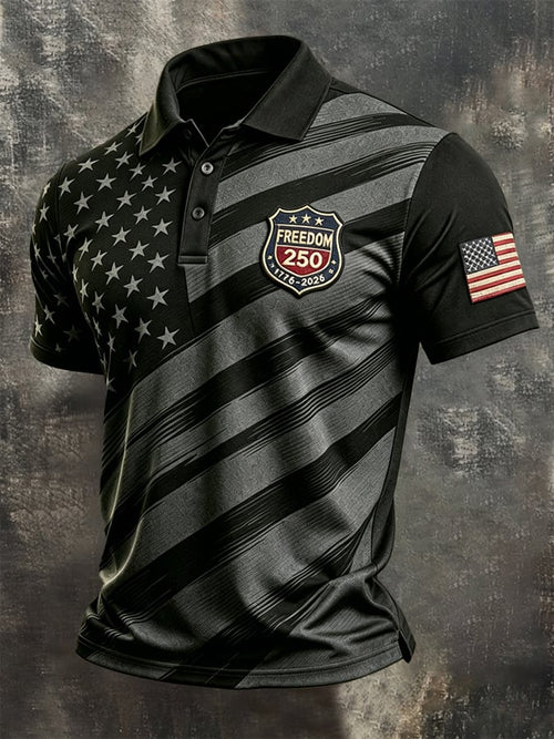 Men's U.S. 250th Anniversary Printed Polo Shirt