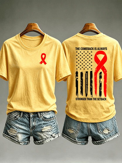 Women's THE COMEBACK IS ALWAYS Print T-Shirt
