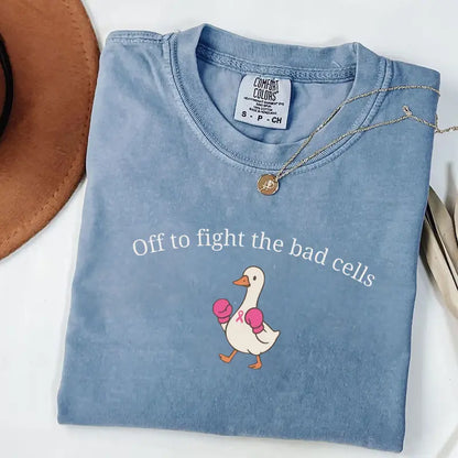 Women'S  Comfort Colors Breast Cancer Shirt