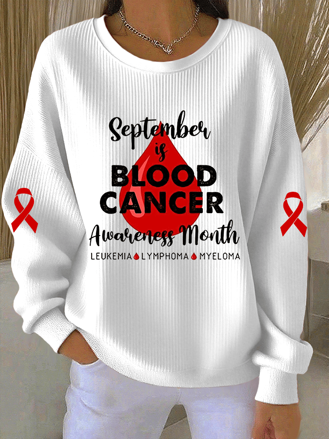 Women's Casual Print Long Sleeve Knit Top