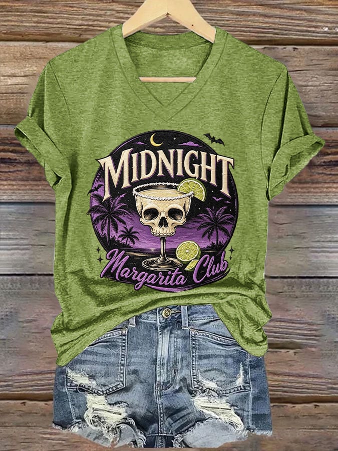 Women's Midnight Margaritas Print T-shirt