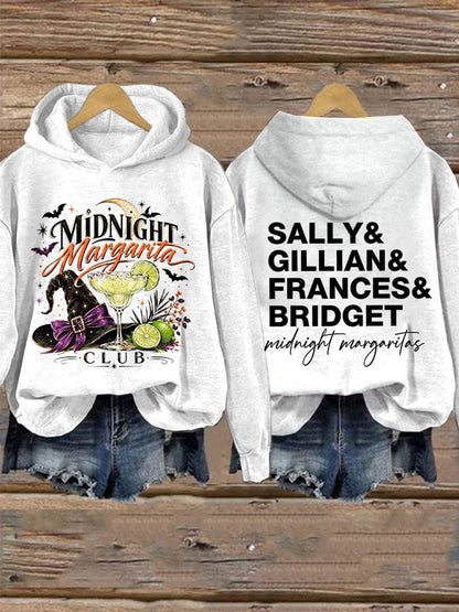 Women's Midnight Margaritas Print Casual Sweatshirt