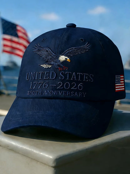 United States 250th Anniversary Print Baseball Cap