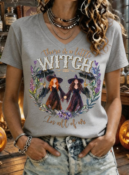 There Is A Little Witch In All Of Us T-Shirt