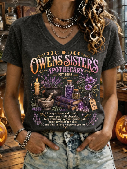 Owens Sisters Apothecary Practical Magic Rules T-Shirt
