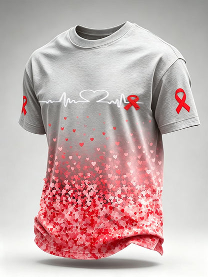 Men's Blood Cancer Awareness Graphic T-Shirt