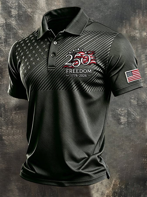 Men's U.S. 250th Anniversary Printed Polo Shirt