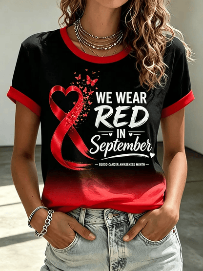 Women's Casual Printed Short-Sleeve T-Shirt