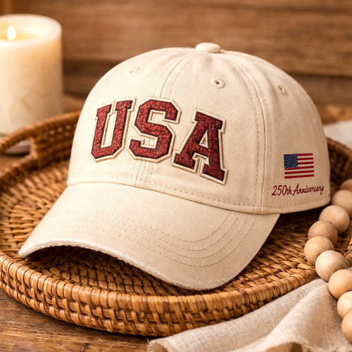 US 250th Anniversary Art  Print Casual Hat